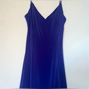 Silence + Noise Deep Blue Dress